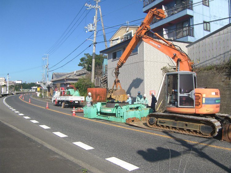 堺地区汚水管渠布設工事 イメージ