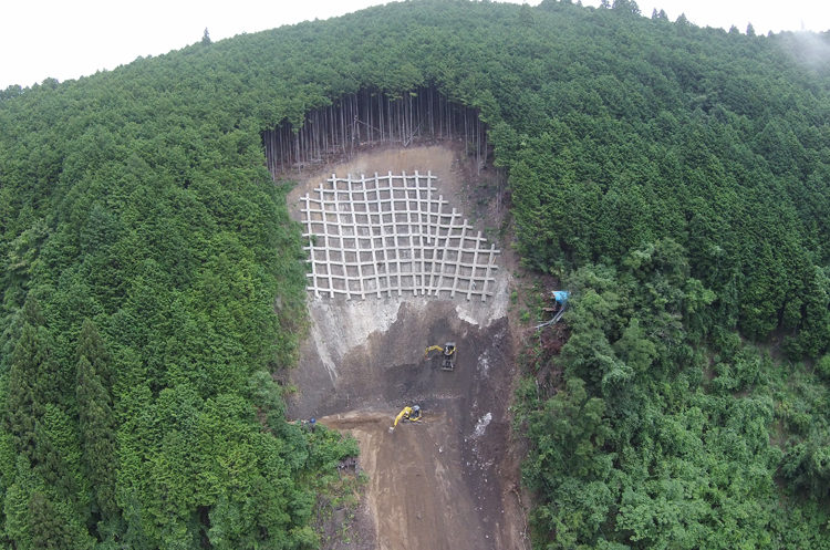 美里龍神線道路保全工事  イメージ