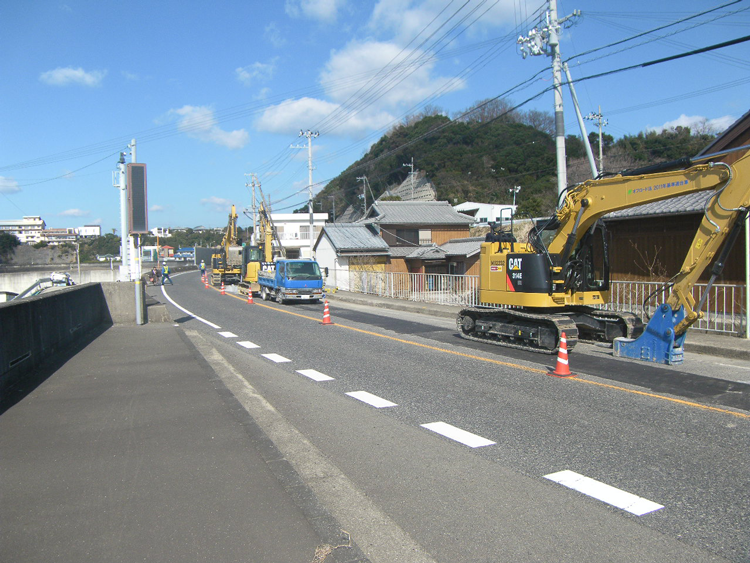 堺地区汚水管渠布設工事 イメージ